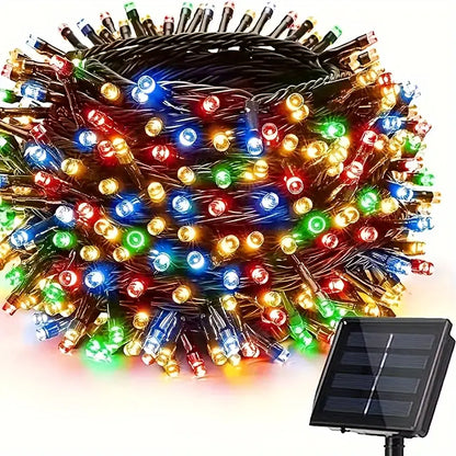 Luces Navideñas con panel solar PRO